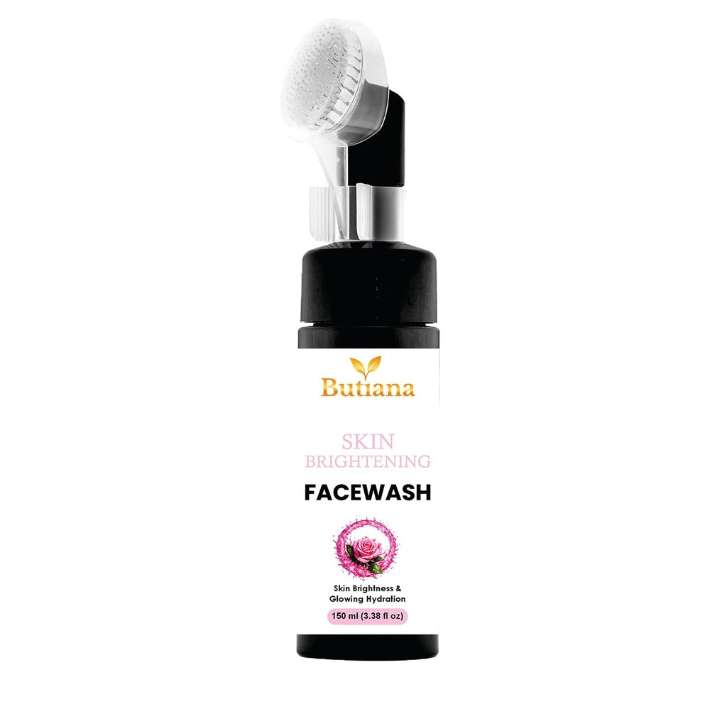 Butiana Skin Brightening Face Wash 150ml – Gentle Daily Cleanser for Glowing Skin, Hydrating & Refreshing Face Cleanser, Improves Skin Radiance & Texture for Men & Women
