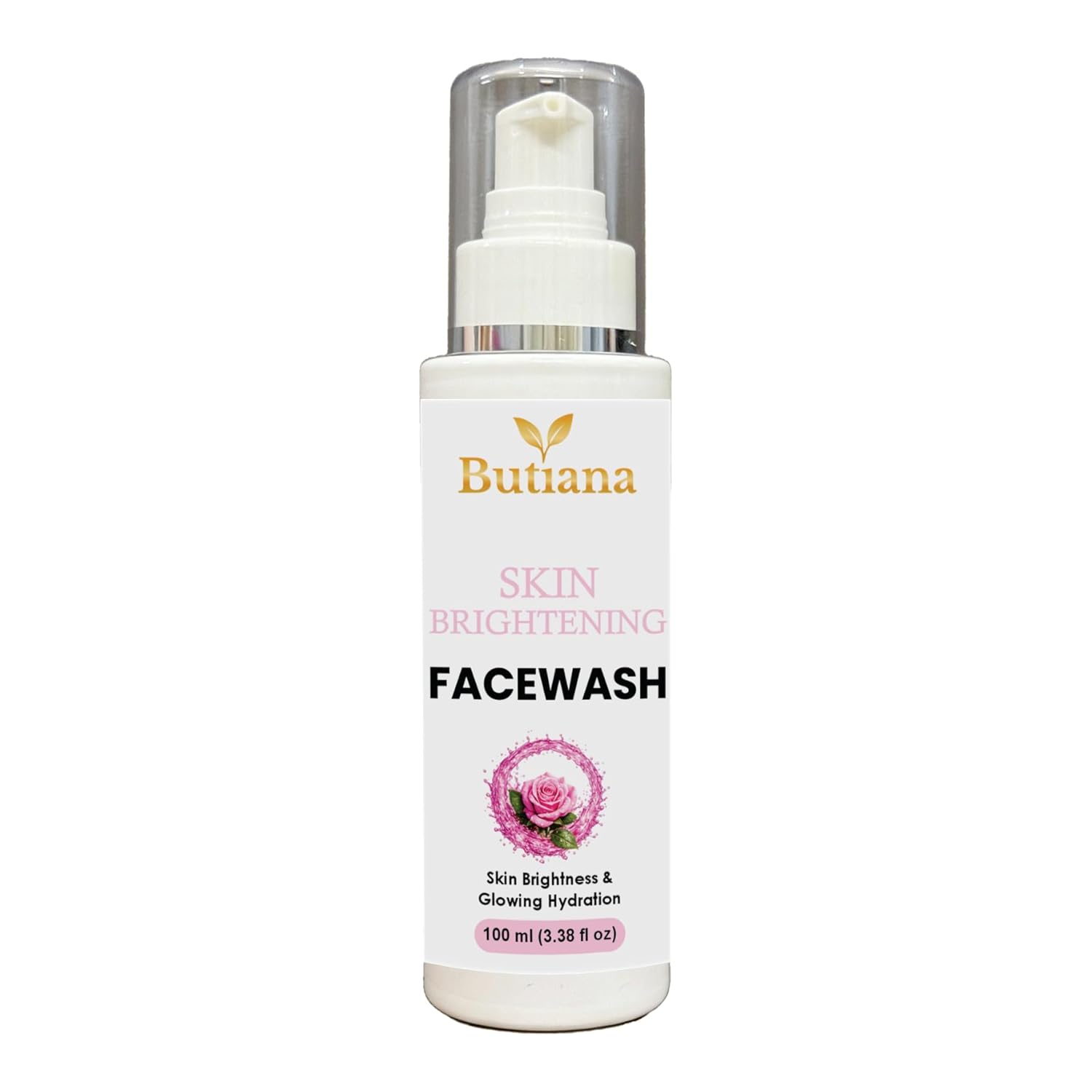 Butiana Skin Brightening Face Wash 100ml – Gentle Daily Cleanser for Glowing Skin, Hydrating & Refreshing Face Cleanser, Improves Skin Radiance & Texture for Men & Women
