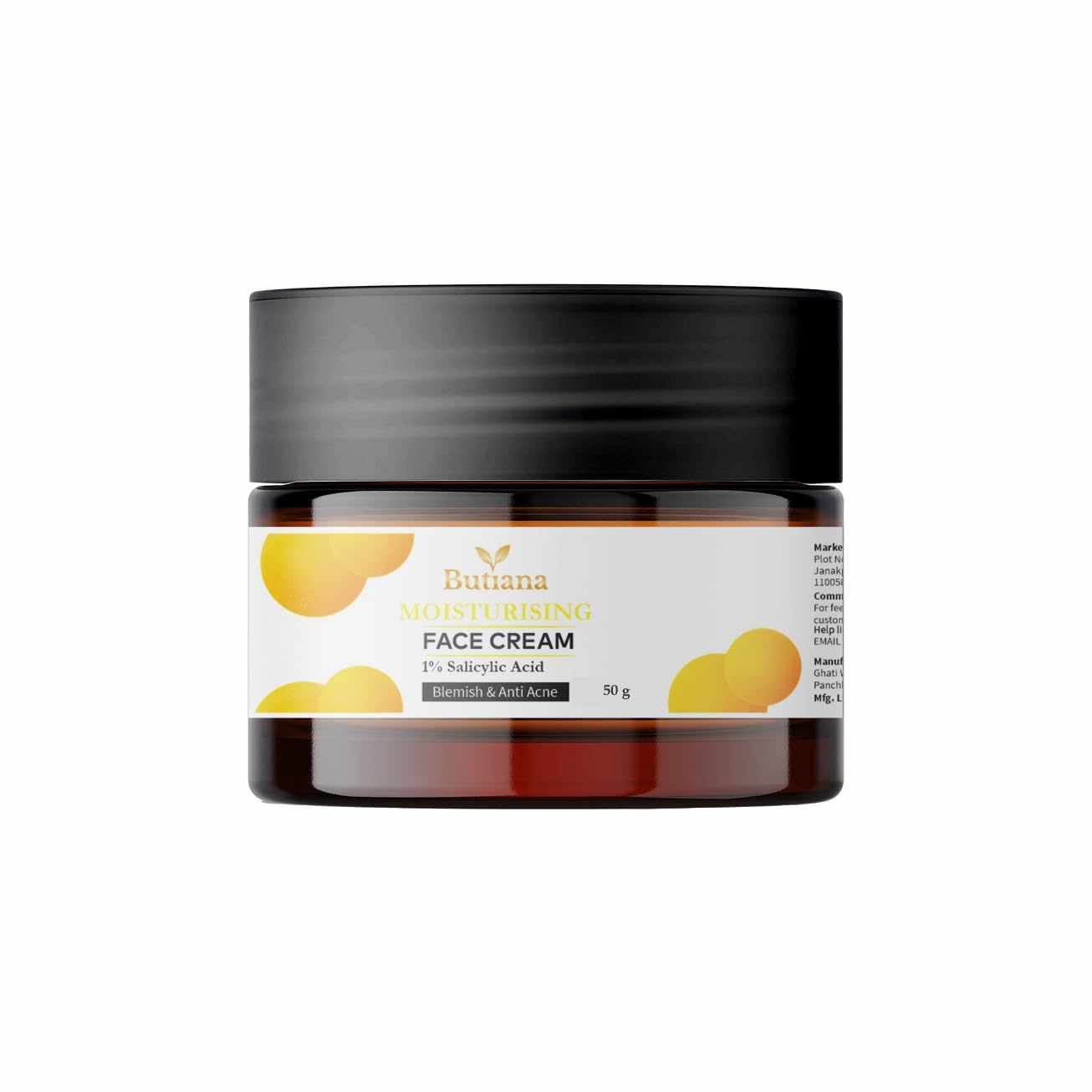 Butiana SPF 30 Face Cream PA+++ | Daily Moisturizing Sunscreen Cream for UV Protection, Anti-Aging, Hydrating & Lightweight Formula for All Skin Types – 50g
