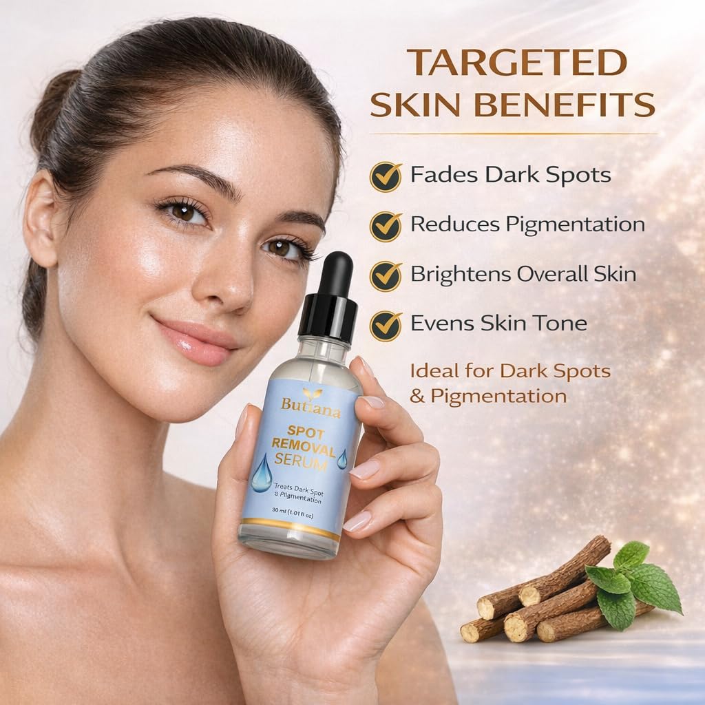 Butiana Spot Removal Serum, 5-in-1 Solution for Dark Spots and Pigmentation, 30ml